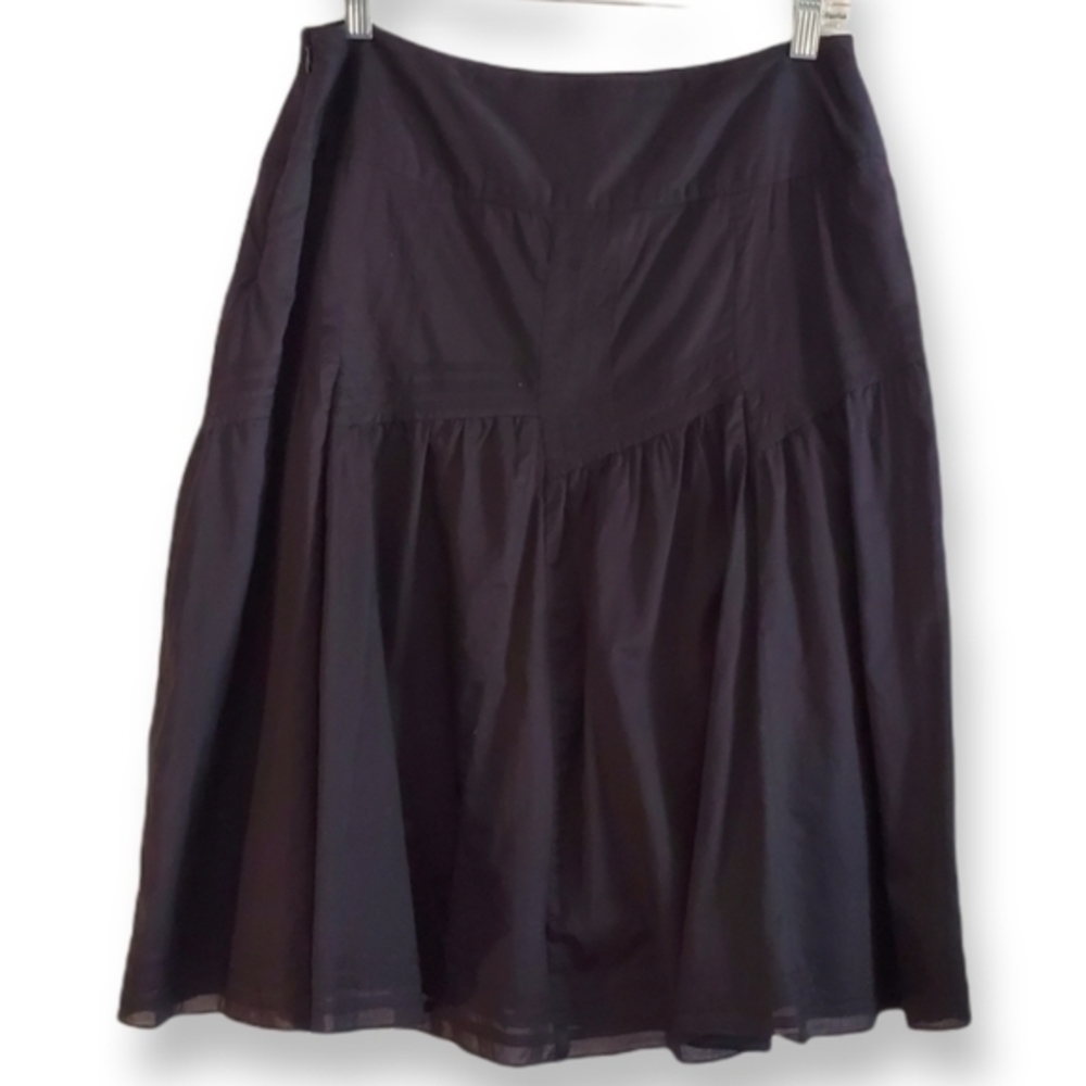 Tribal Black A-line skirt